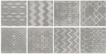 Керамогранит CUADRADO GLAM Grey 23.5x23.5 ATRIVM