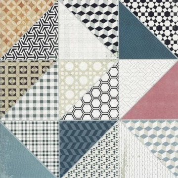 Керамогранит DAK4H659 Deco multicoloured 45x45 RAKO