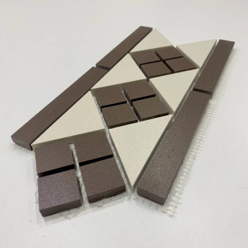 Керамогранит Диана Бордюр Микс 03 (01/06) MR 278х146 Metlaha