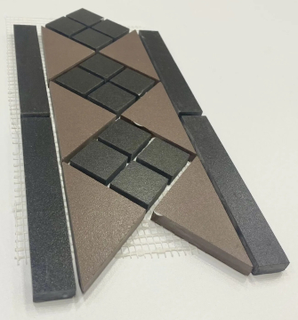 Керамогранит Диана Бордюр Микс 20 (06/19) MR 278х146 Metlaha