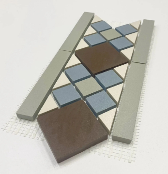 Керамогранит Диана Бордюр Микс 26 (01/02/08/06) MR 277х141 Metlaha