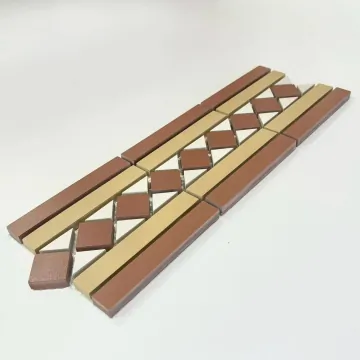 Керамогранит Диана Бордюр Микс 32 (01/45/15) MR 417х144 Metlaha