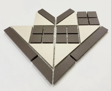 Керамогранит Диана Угол Микс 03 (01/06) MR 214х214х146 Metlaha