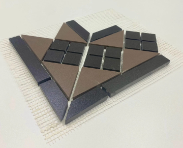 Керамогранит Диана Угол Микс 20 (06/19) MR 214х214х146 Metlaha