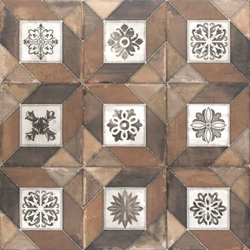 Керамогранит Elegance Deco Brown 20x20 Mainzu