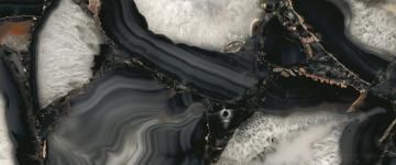 Керамогранит ELMK Agate Black Full Lappato 6.5mm 120x278 Emilceramica