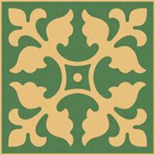 Керамогранит ENC 12 Cognac (Dark green) 10x10 Winckelmans