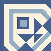 Керамогранит ENC 21A White (D.Blue, L.Blue) 10x10 Winckelmans