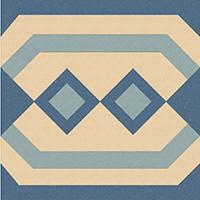 Керамогранит ENC 21F Ivory (D.Blue, L.Blue) 10x10 Winckelmans