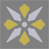 Керамогранит ENC06 Fleur 01 (ANT GRP JAU PAR) 5x5 Winckelmans