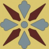 Керамогранит ENC06 Fleur 06 (COG BEU ROU) 5x5 Winckelmans