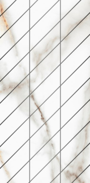 Керамогранит Фальшмозаика SM03 Supreme Corner полированный правый 29,8x59,8x1.0 Ametis by Estima
