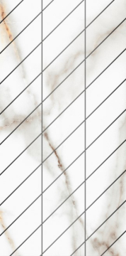 Керамогранит Фальшмозаика SM03 Supreme Corner полированный правый 30x60x1.0 Ametis by Estima