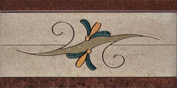 Керамогранит Fascia Floreale B Rosa Portogallo (Rosa Portogallo, Madras Pink) 15x30 Casalgrande Padana