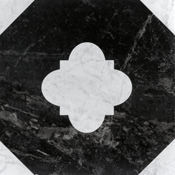 Керамогранит Florencia Night Decor 22,3x22,3 Monopole Ceramica