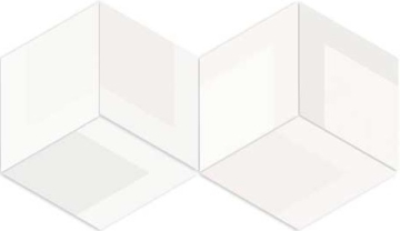 Керамогранит Flow Diamond Decor White 14x24 WOW