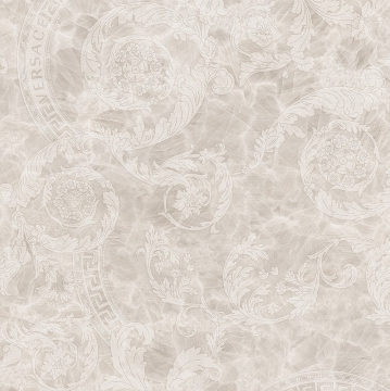 Керамогранит G0047031 Meteorite Megabarocco Bianco R 60x60 Versace (Gardenia Orchidea)