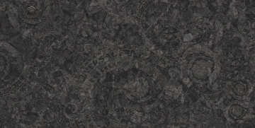 Керамогранит G0047080 Meteorite Megabarocco Nero R 60x120 Versace (Gardenia Orchidea)