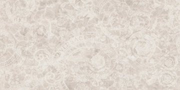 Керамогранит G0047081 Meteorite Megabarocco Bianco R 60x120 Versace (Gardenia Orchidea)
