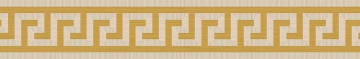 Керамогранит G0047105 Fascia Greca Miele/Oro Nat 9,8x60 Versace (Gardenia Orchidea)