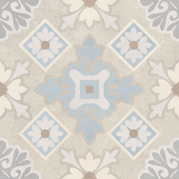 Керамогранит GFU6060FLL46R Floral матовый карвинг 600x600x9 Alma Ceramica (Уралкерамика)