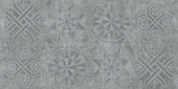 Керамогранит Granite Stone CEMENT Decor Grey Dark / Гранит Стоун ЦЕМЕНТ Декор Темно-серый SR 120x60 Idalgo (Идальго)