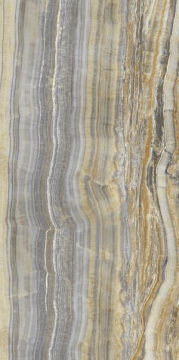 Керамогранит Grey Onyx Vein Cut Lucidato Shiny 300x150 Ariostea