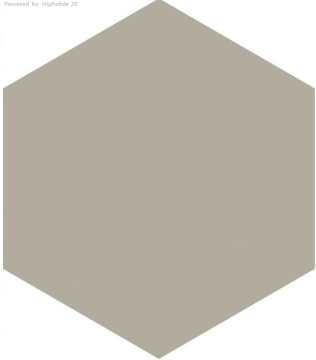 Керамогранит Hexagon Soft Grey 23x26 Ape Ceramica