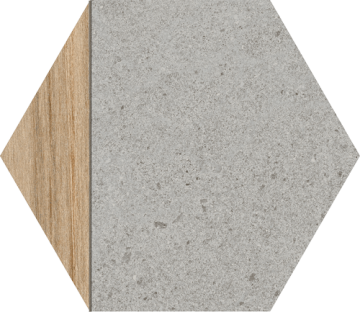 Керамогранит Hexagono Ligard Gris 23x26,6 VIVES