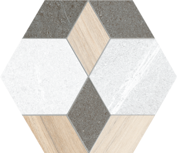 Керамогранит Hexagono Mayeix Multicolor 23x26,6 VIVES