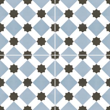 Керамогранит Howard Blue 44,5x44,5 Dualgres
