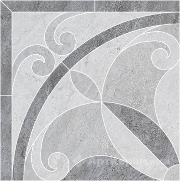 Керамогранит ID50 Декор Монтаньоне 1/4 розона наборный 42x42 Kerama Marazzi