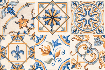Керамогранит J87743 Decoro Giotto Mix 20,3x20,3 RHS (Rondine) Ceramiche