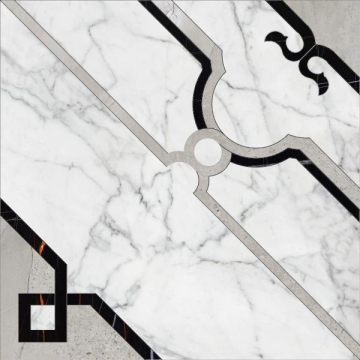Керамогранит K-1000/MR/d01 MARBLE TREND CARRARA D01-CUT MR 60х60 Kerranova