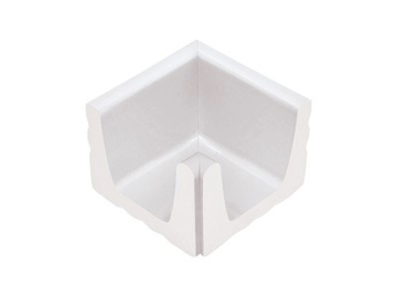 Керамогранит K133 Внутренний угол водоотводного канала White 15x15 Serapool