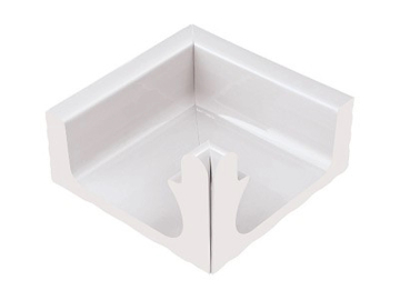 Керамогранит K333 Внутренний угловой элемент водоотводного канала White 24,5x24,5 Serapool