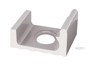 Керамогранит K429.1 Поручневый водоотводный канал со сливом Grey 29x24,5 Serapool