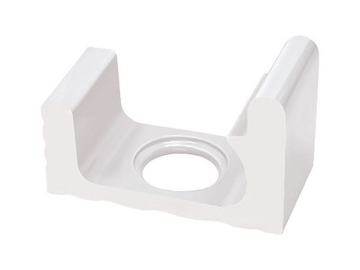 Керамогранит K463 1/2 часть переливного водоотводного канала со сливом White 29x12 Serapool