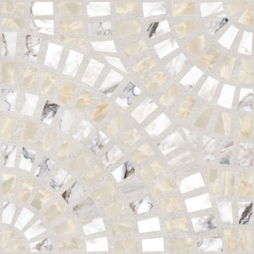 Керамогранит K949792LPR01VTE0 Marble-Beton Декор Круговой Светлый 60x60 Vitra
