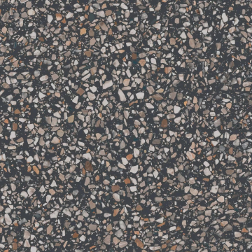 Керамогранит KM6060G0021R Бричиола чёрный матовый обрезной 60x60x0,9 Kerama Marazzi