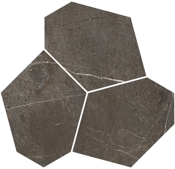 Керамогранит KMD2HID027GR Декор Марсель наборный коричневый матовый обрезной 26,5x25,5x0,9 Kerama Marazzi