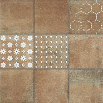 Керамогранит Kube Quinta Cotto-Carrara 45x45 La Platera