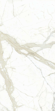 Керамогранит L315332MF6 Calacatta White Lucido 150x300 IRIS FMG
