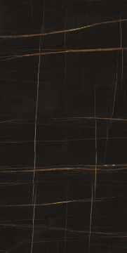 Керамогранит L315364MF6 Marmi Sahara Noir Luc 150x300 IRIS FMG