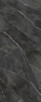 Керамогранит LAMF012813 Diamond Calacatta Black Bocciardato 5.6mm 1200x3000 Laminam Russia