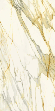 Керамогранит LAMFFM0239_IT I Naturali Calacatta Mediceo Lucidato B.M. Face A 1620x3240x20.5 Laminam