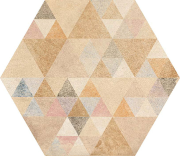 Керамогранит Laverton Hexagono Benenden Multicolor Mix 23x26.6 VIVES