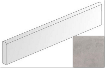 Керамогранит Laverton-R Rodapie Gris 9.4x80 VIVES