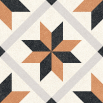 Керамогранит Levels Orange Decor 1036 20x20 Motto
