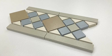 Керамогранит Лили Бордюр (01/02/08/05) MR 277х141 Metlaha